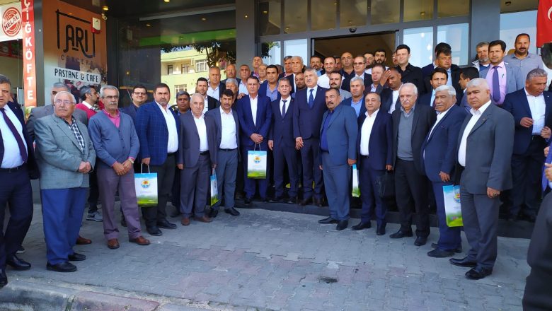 Başkan Zeydan Karalar Sarıçam da Muhtarlarla Buluştu.