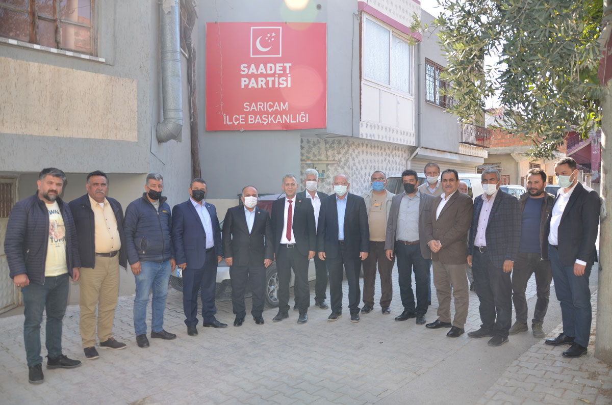 CHP Sarıçam Yönetimi, Saadet Partisi İlçe Yönetimini Ziyaret Etti.